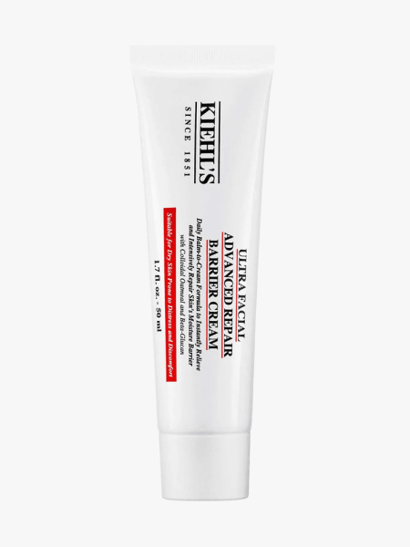 Kiehl's Ultra Facial Advanced Repair Barrier Cream in branded component on a light gray background